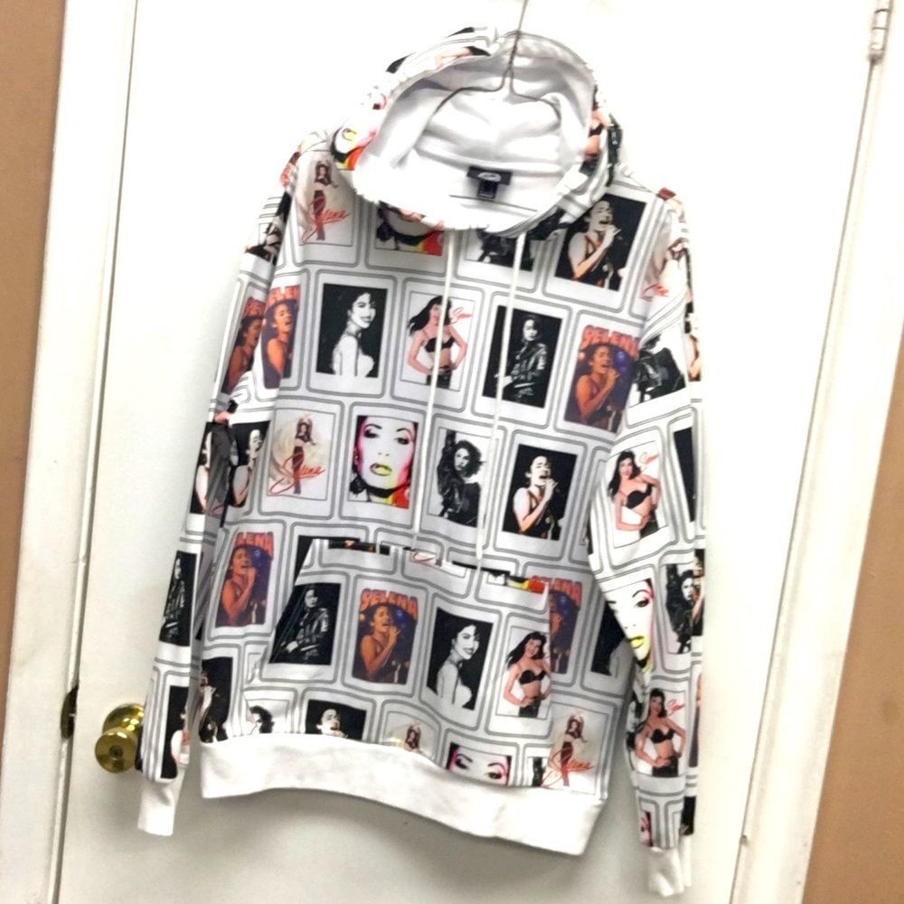 Selena AOP All Over Print Hoodie Mens size Small